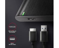 Axagon EE25-A6M, USB 3.2 Gen 1 - SATA 6G 2.5" RAW box, bezśrubowy - 1353409 - zdjęcie 2